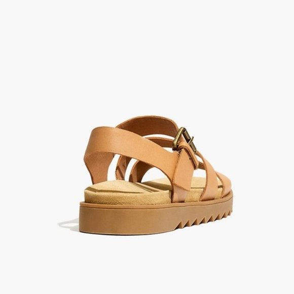 Madewell The Addie Sandal in Desert Camel - Picture 3 of 10